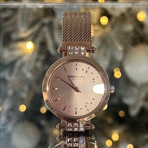 Kenneth Cole Women's Rose Gold Mesh Watch